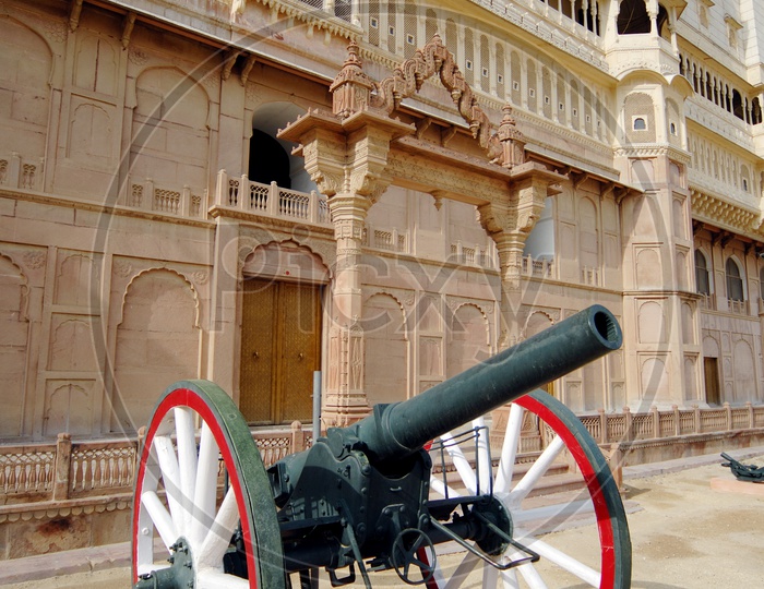 Ancient Cannon in front of the fort