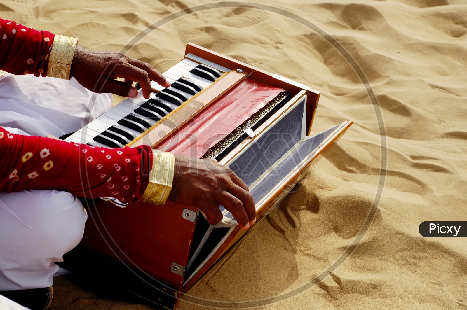 Harmonium playing deals