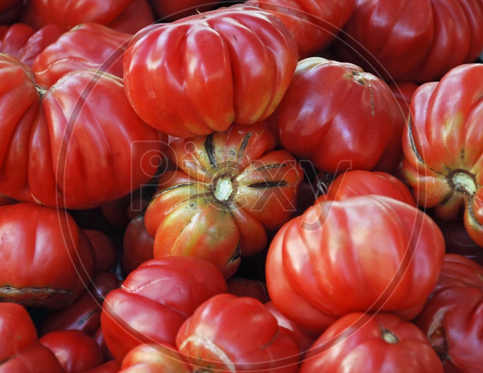 Heirloom Tomatoes Or Garden Tomatoes