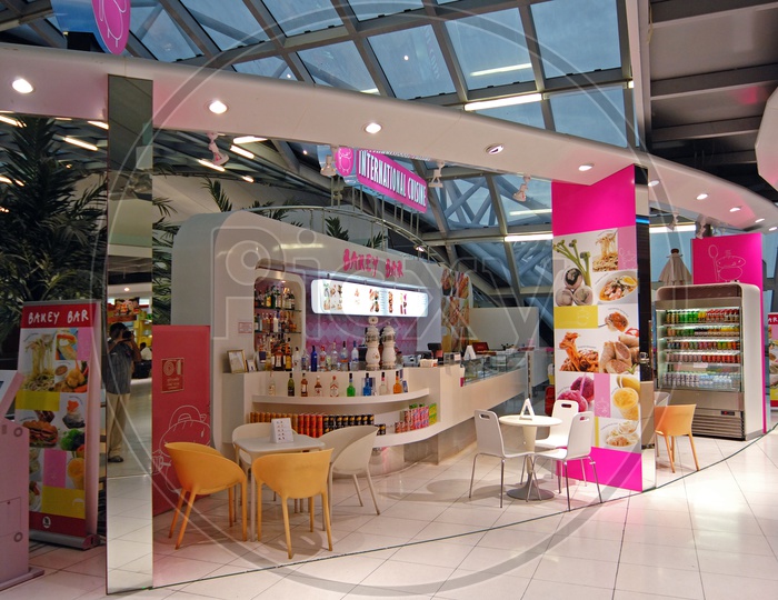 Eatery Stalls In Airport