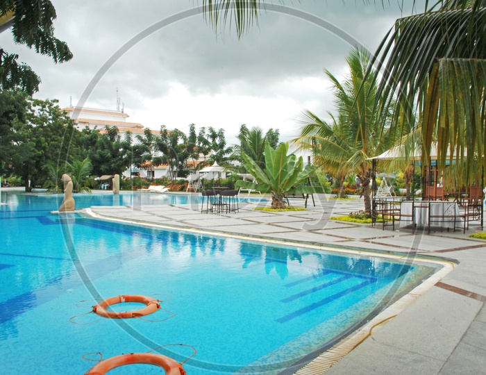 Swimming Pool In A Resort