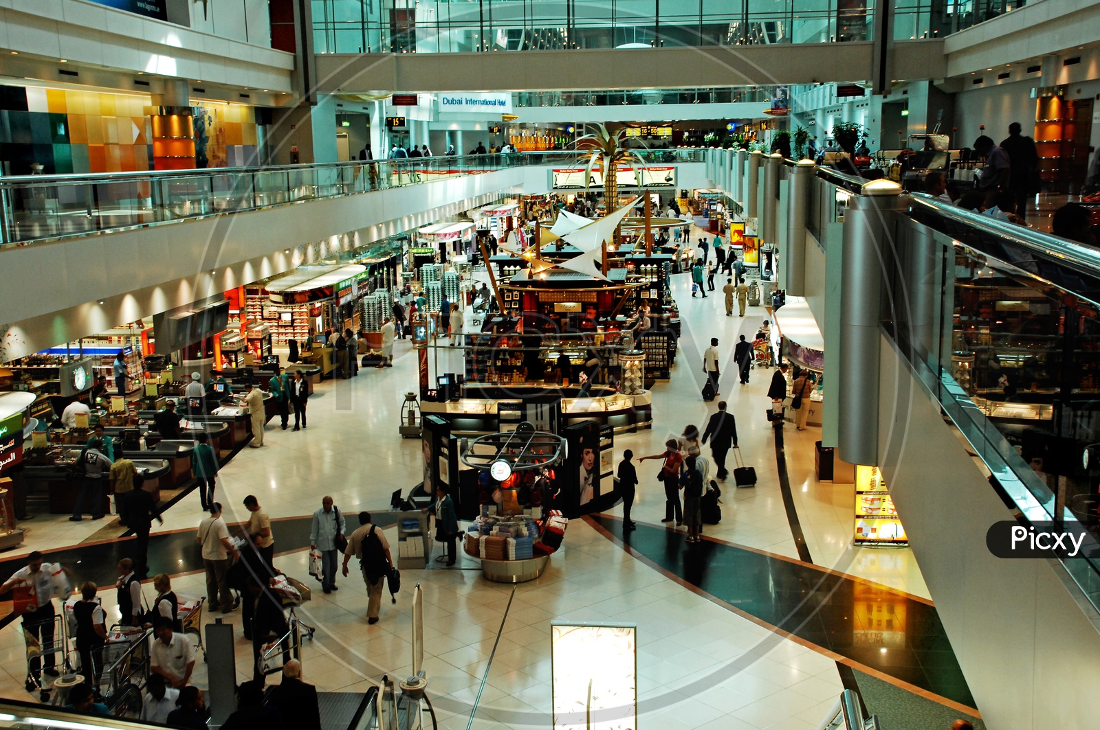 Interior of Dubai International airport