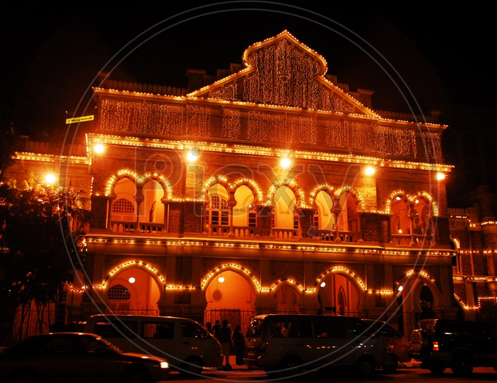 Sultan Abdul Samad Building during night