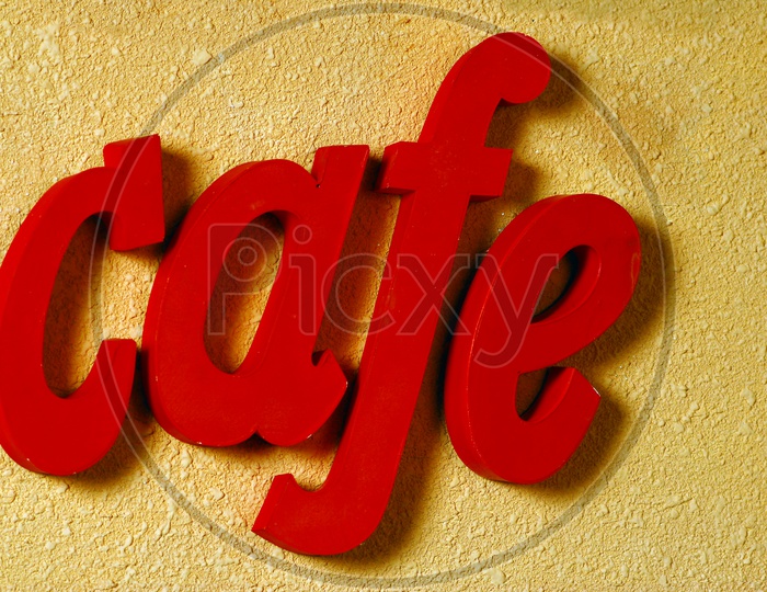 Cafe  Name Board