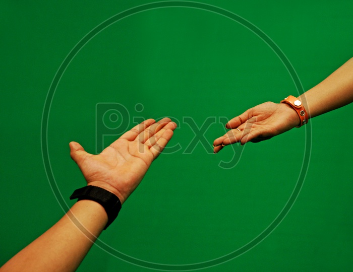 Male and Female Hands