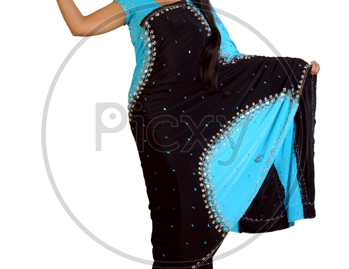 Indian woman wearing a saree