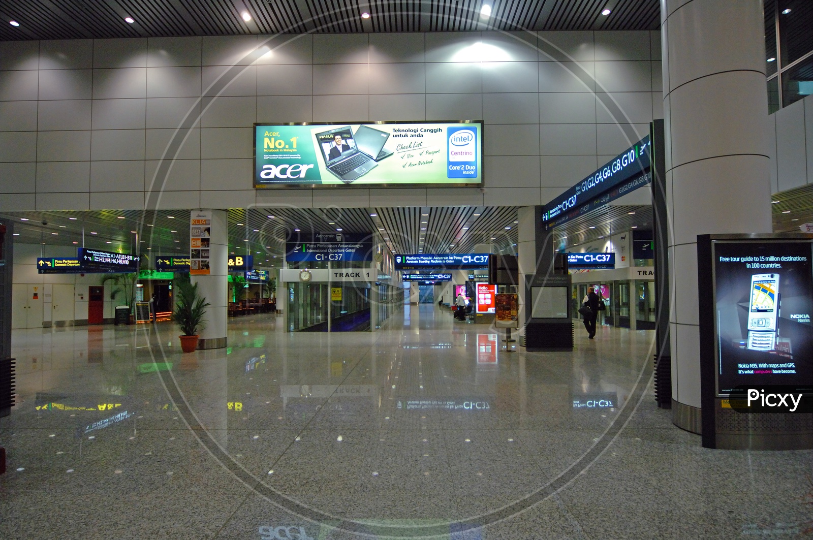 Interior of the Airport Terminal