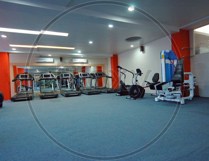 Gym equipment in the Gym