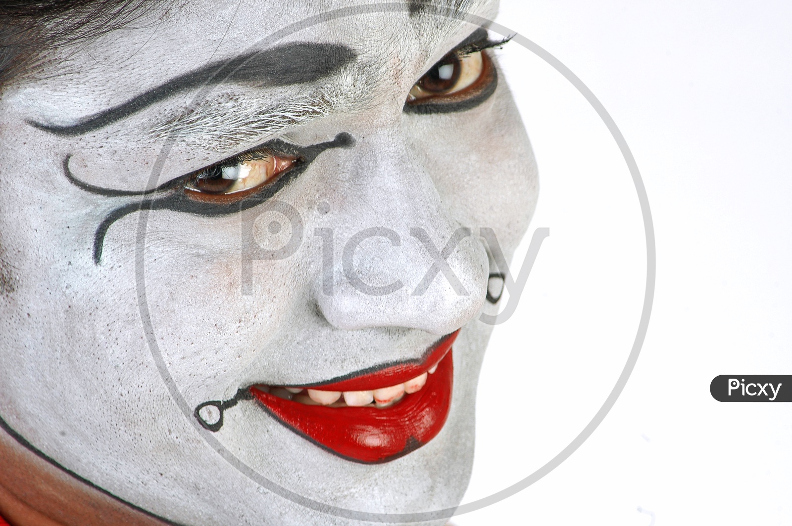 Mime Artist With Expressions