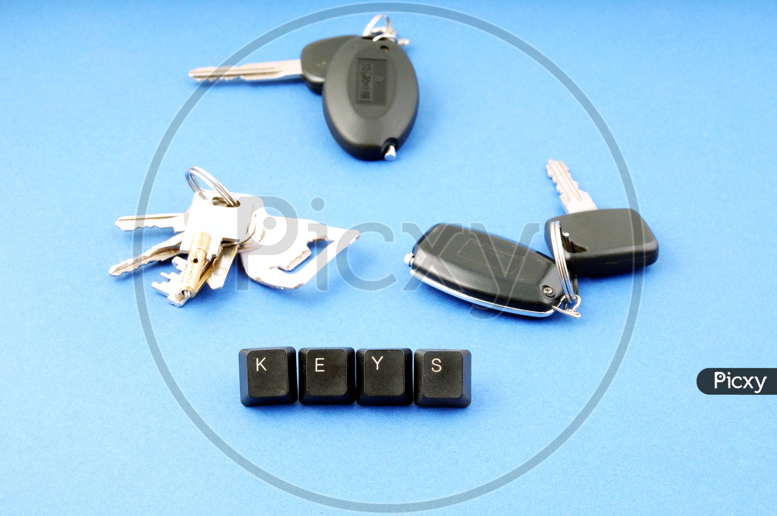 Car Keys and the keyboard keys