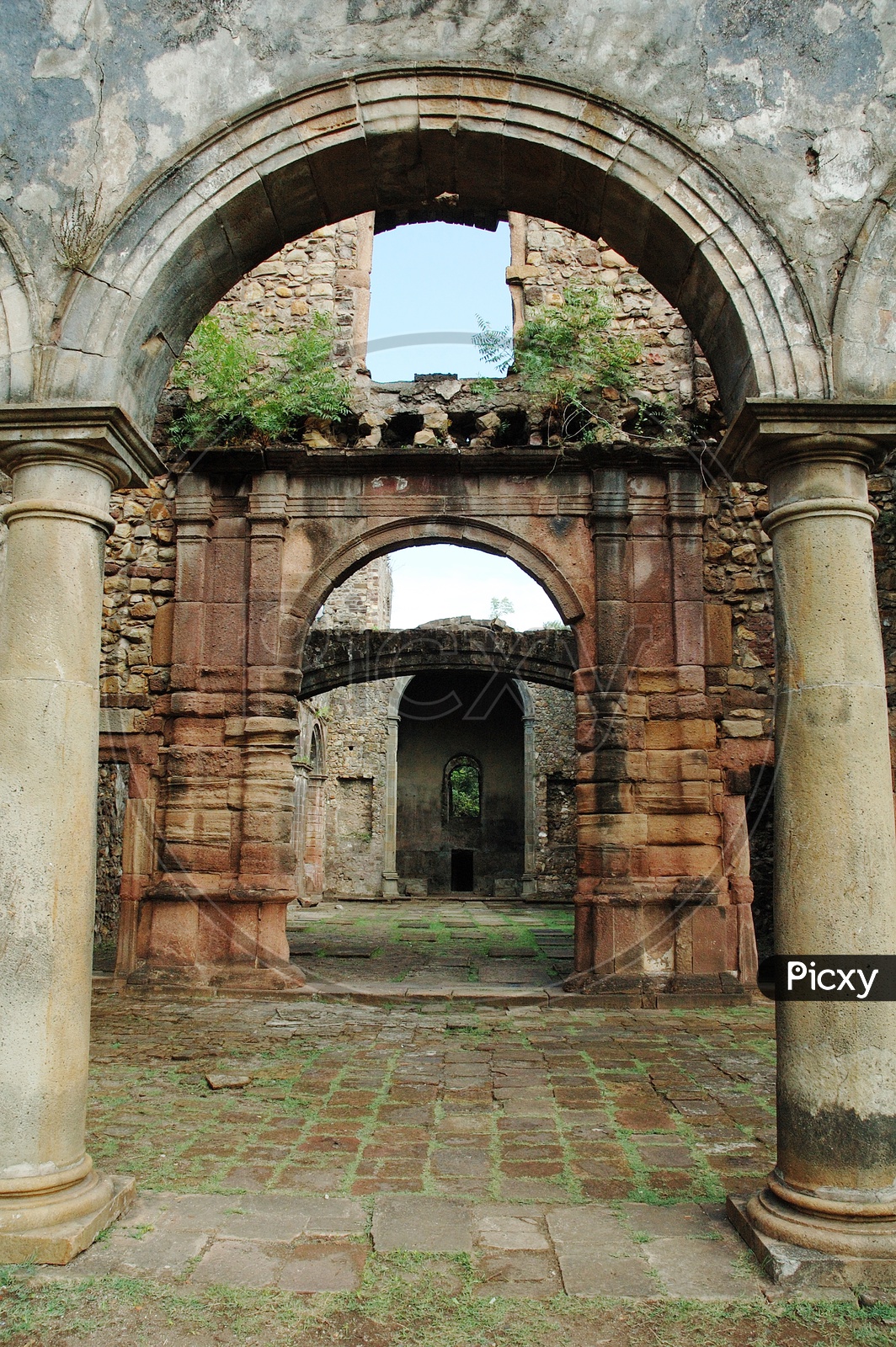 Old Ruins Of St. Agustine Fort In Goa