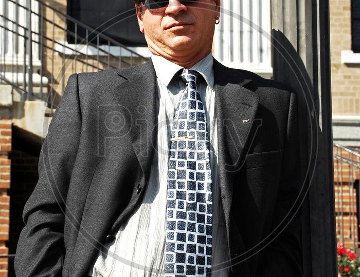 Foreign man in suit
