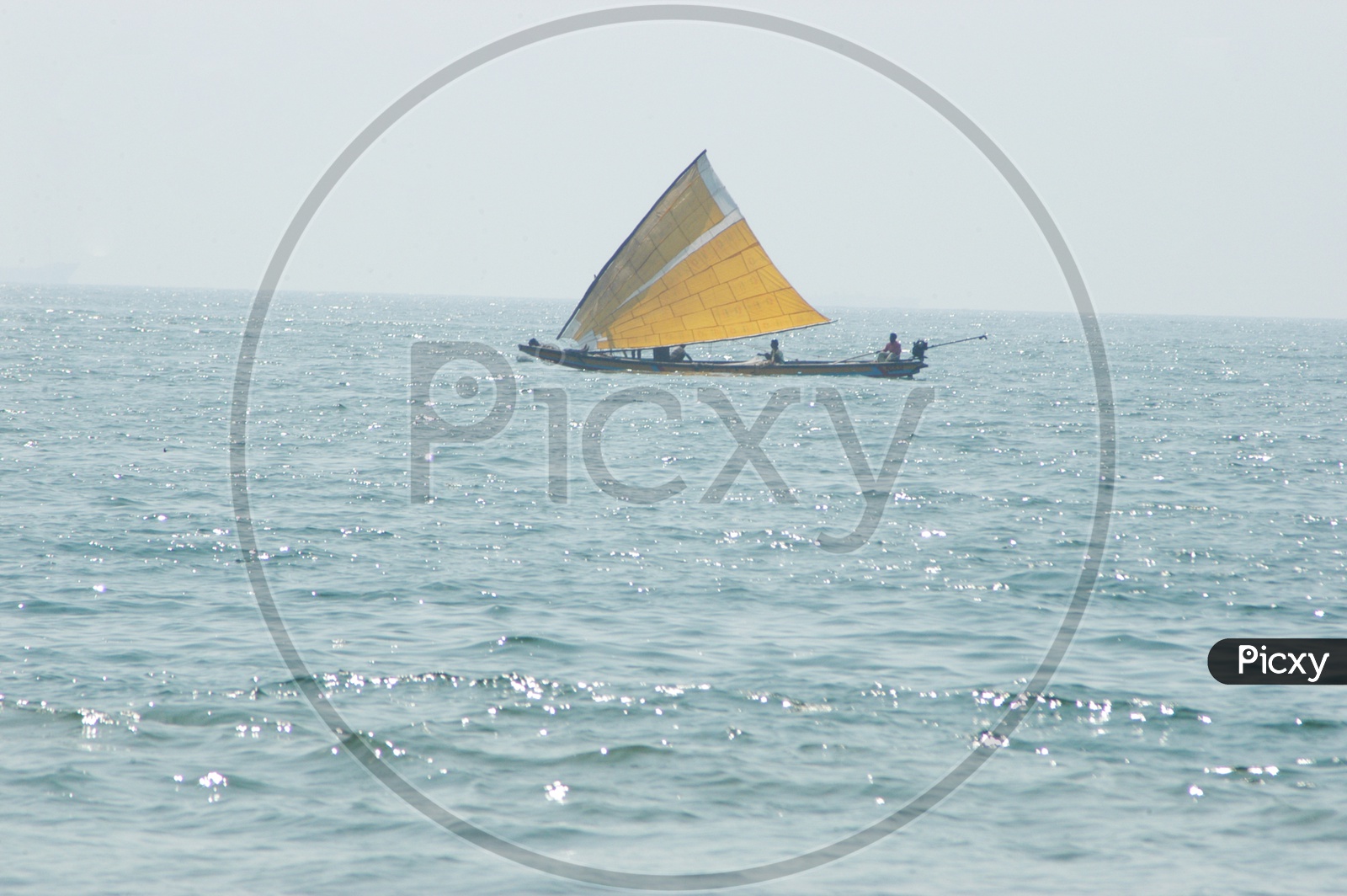 Fishermen boat in sea