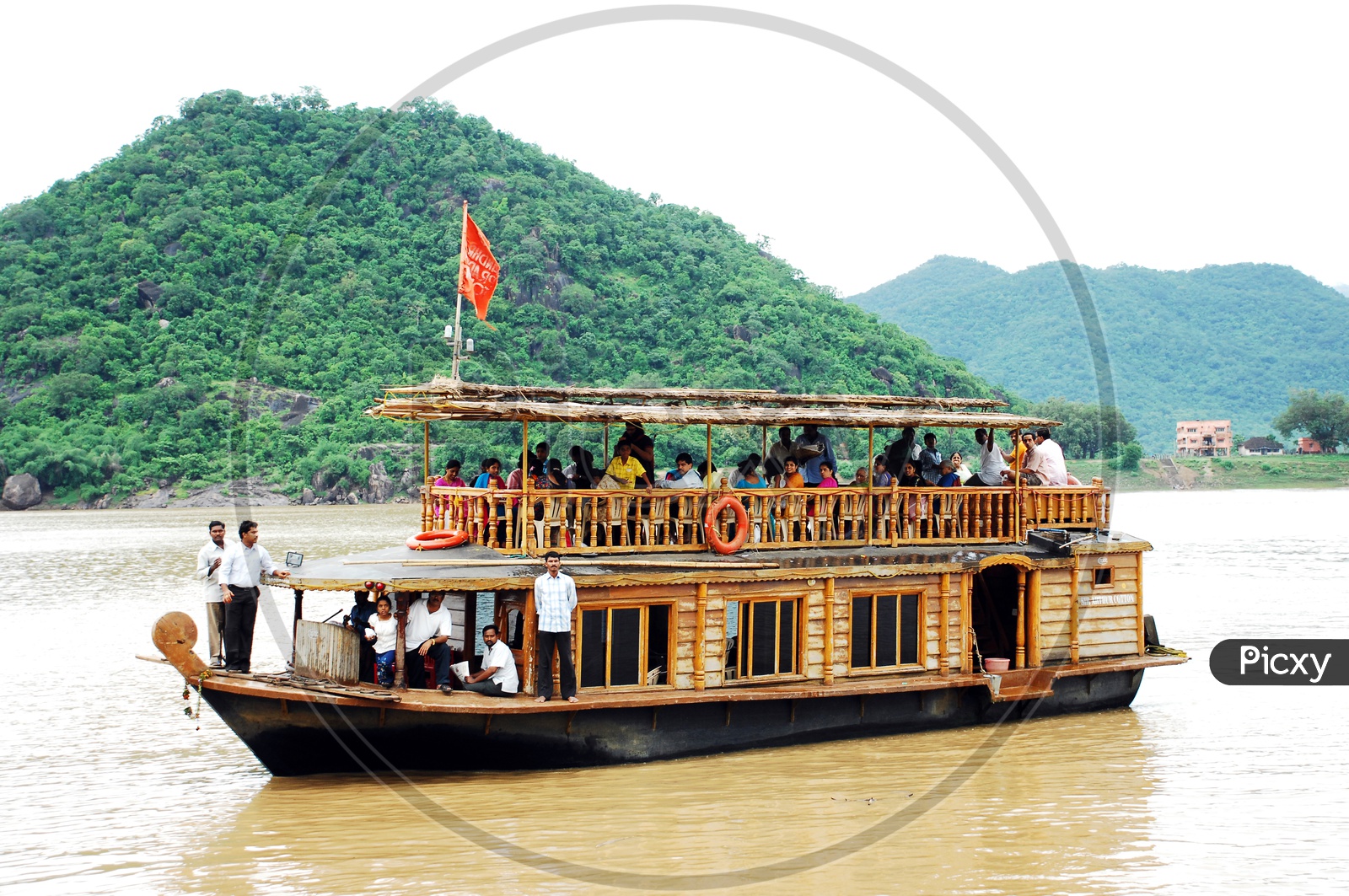 People traveling In a Boat