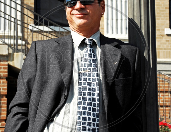 Foreign man in suit