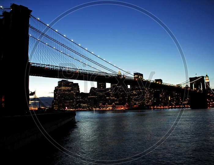 Brooklyn Bridge in Night