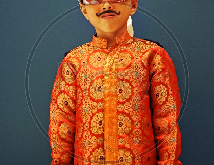 Indian Kid in traditional wear