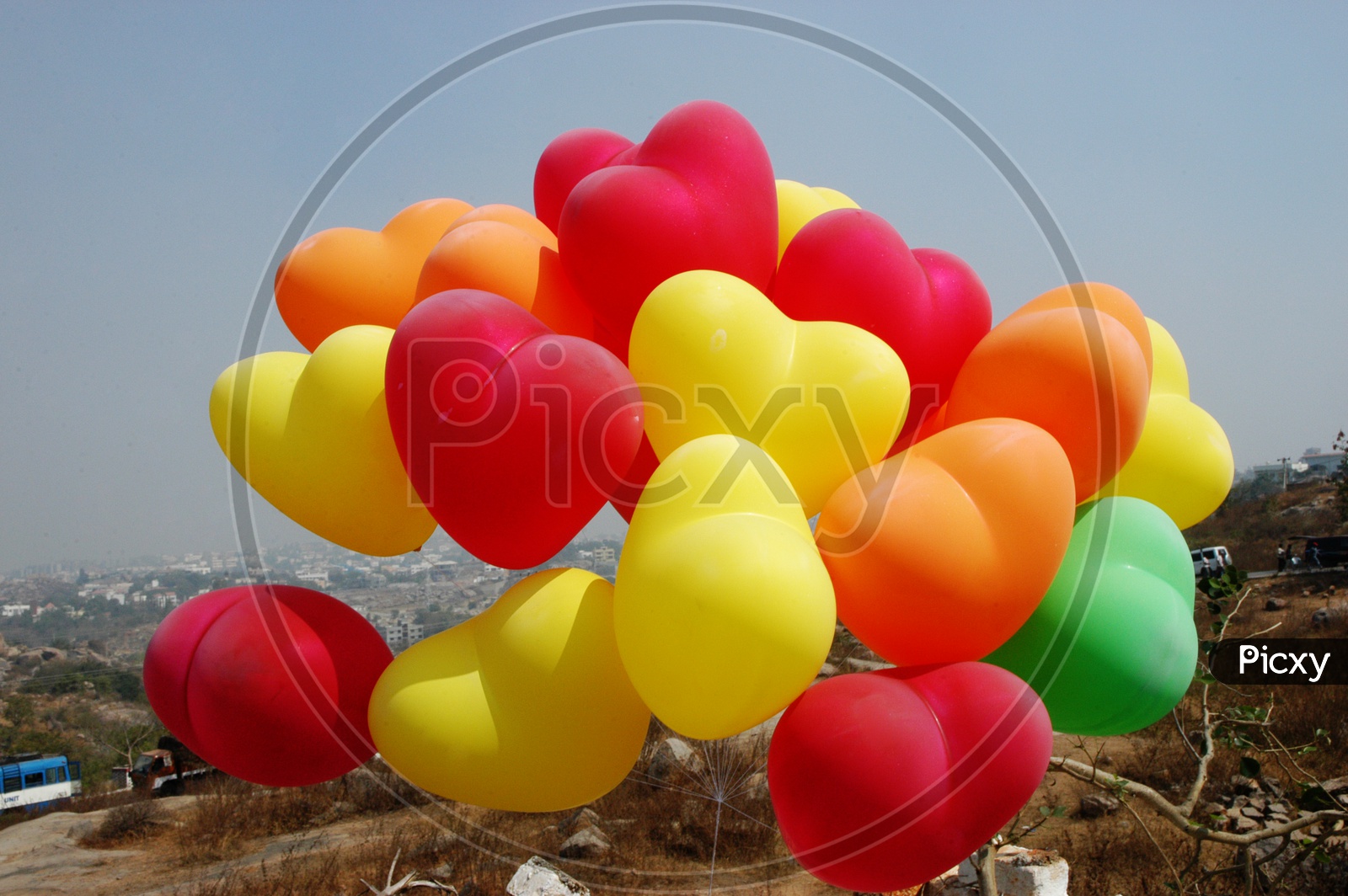 Colorful Gas balloons