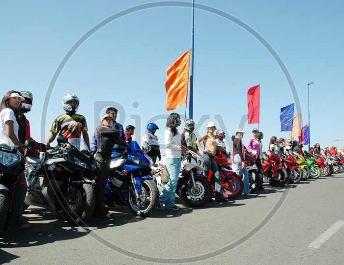 Motorcycle racing or motorbike racing