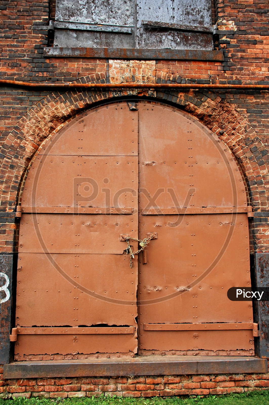 An Iron Door of an old building