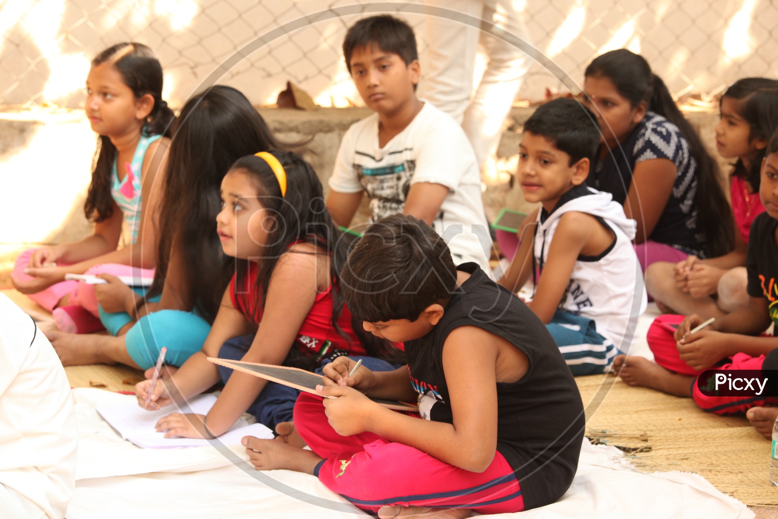 Students Learning In a tuition