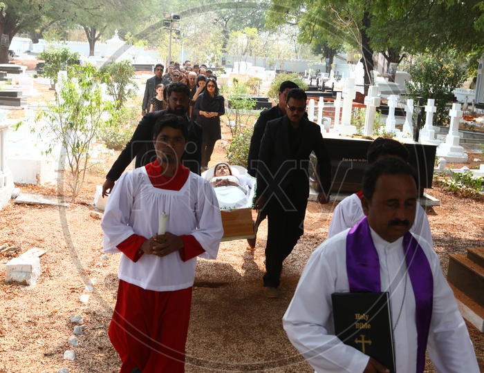 Funeral Ceremony in a Crematorium