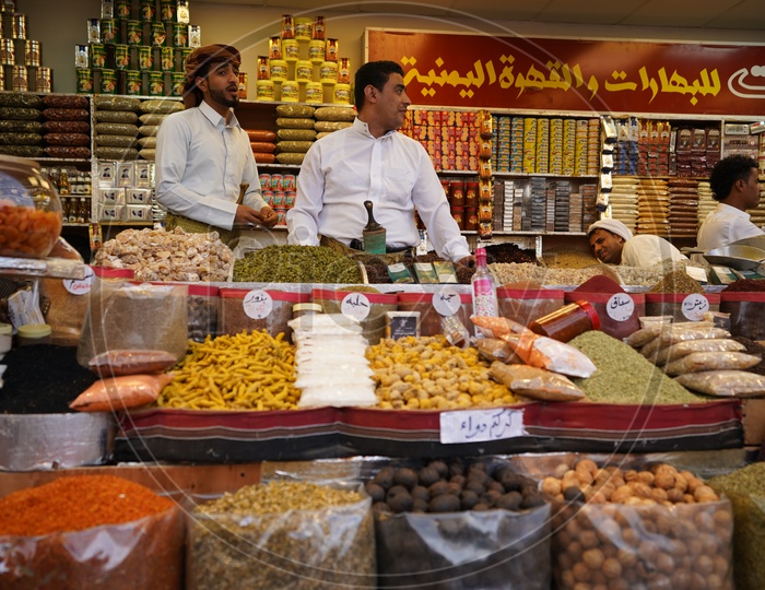 Spices vendor at Global Village, Dubai