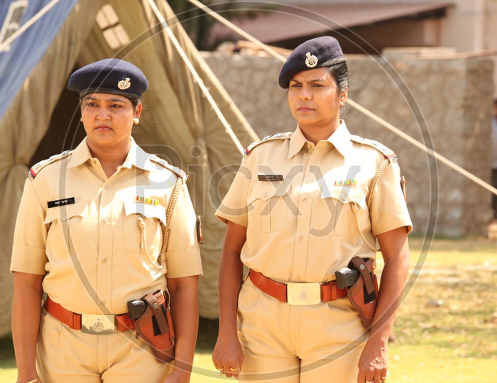 Young Woman Or Lady Police Officers