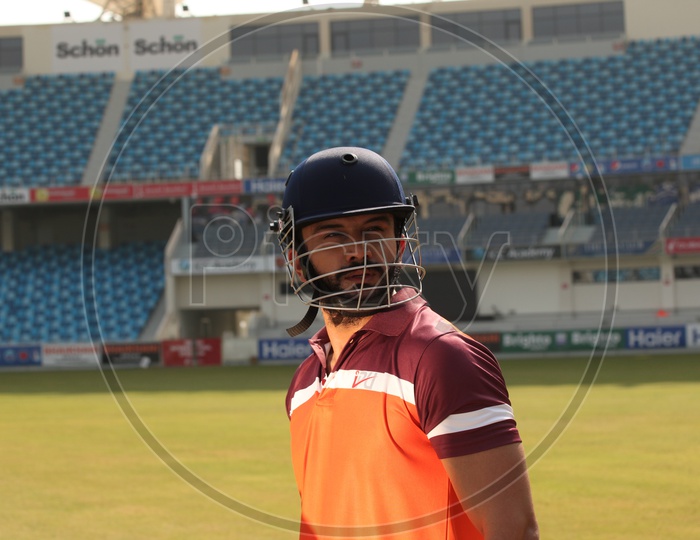 Postures Of a Cricket Batsman on Field