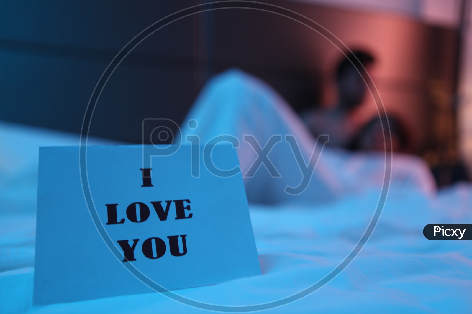 I Love You Placard In a Bedroom