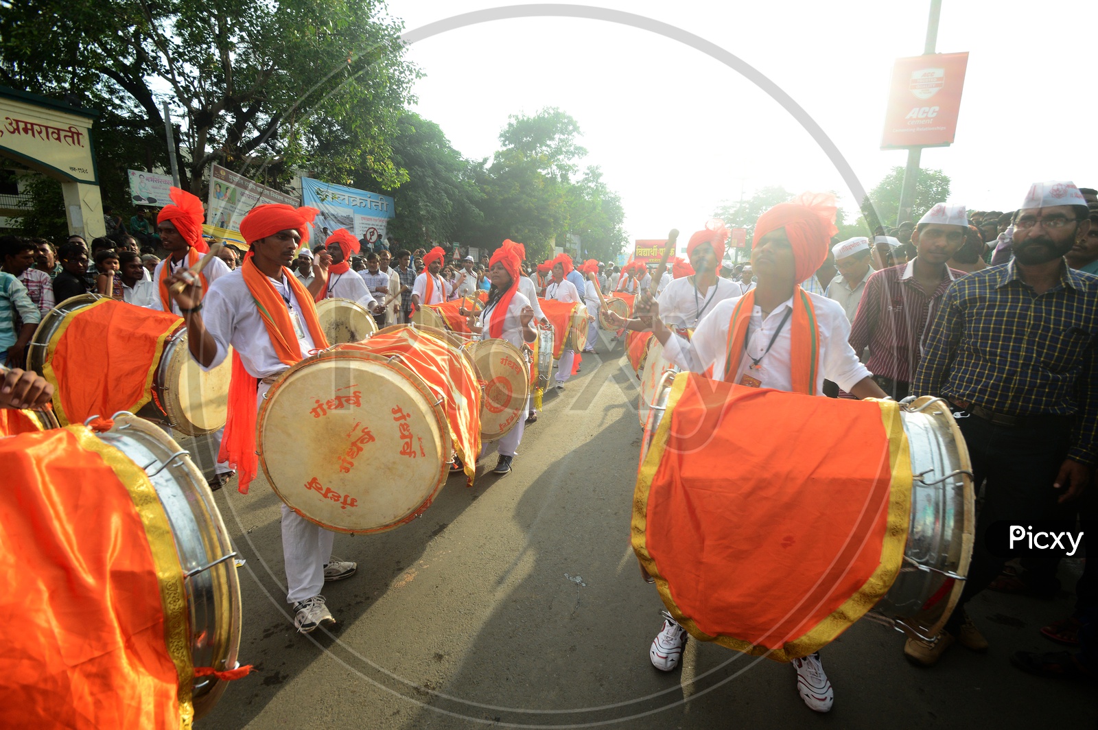Great Maratha Dol Tasha  on the Streets Of India