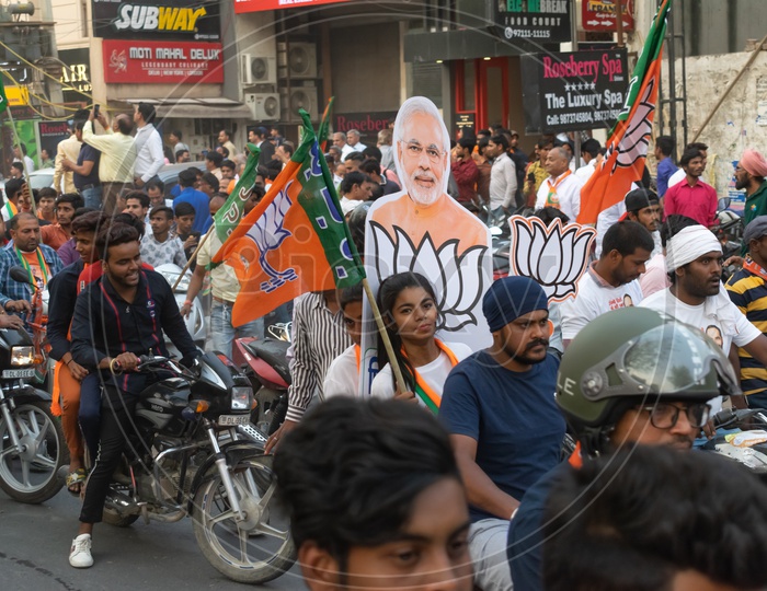 BJP(Bharatiya Janata Party) Roadshow for Lok Sabha Election 2019