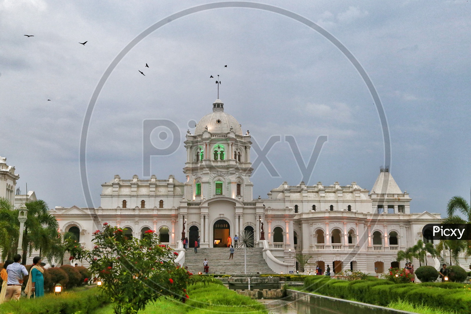 A View  Of Ujjayanta Palace or Tripura Government Museum