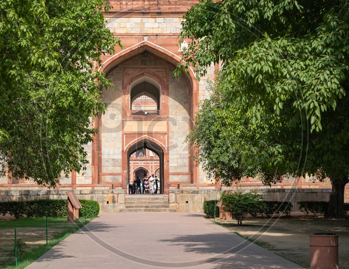 West Gate to enter Humayun's Tomb
