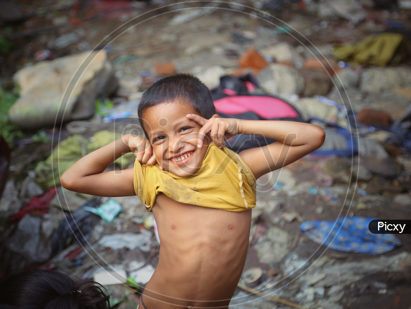Kids Or Children In Indian Slum Areas
