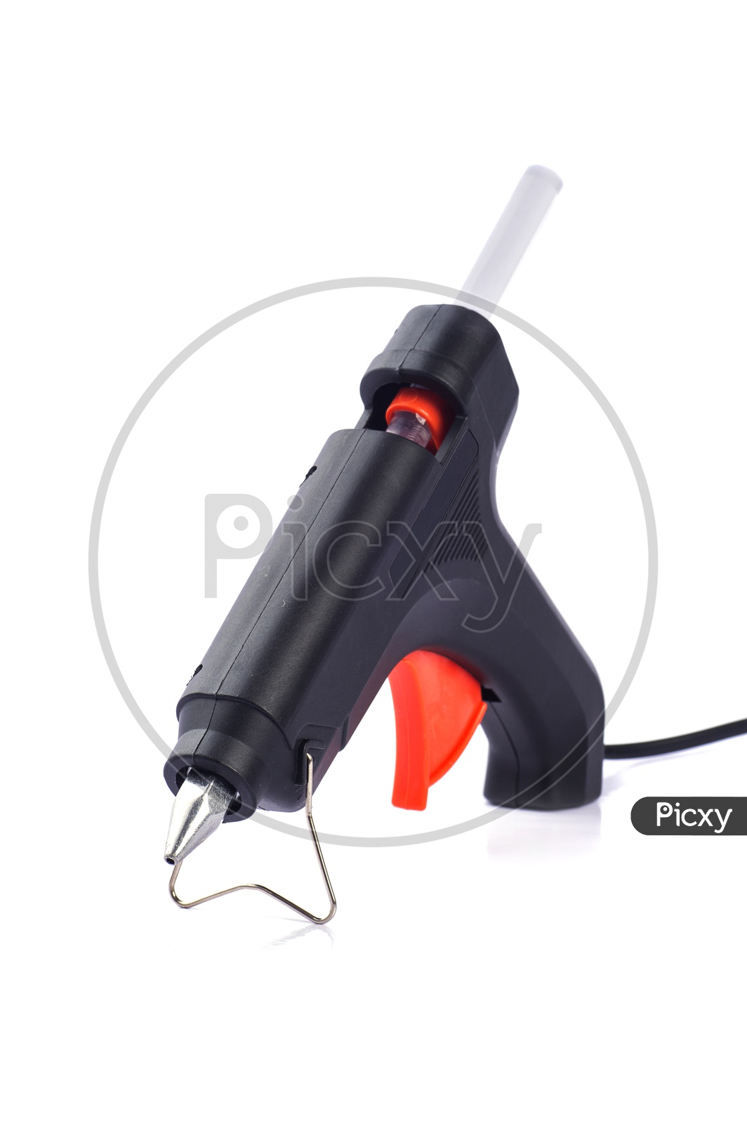 Hot Glue Gun On an Isolated White Background