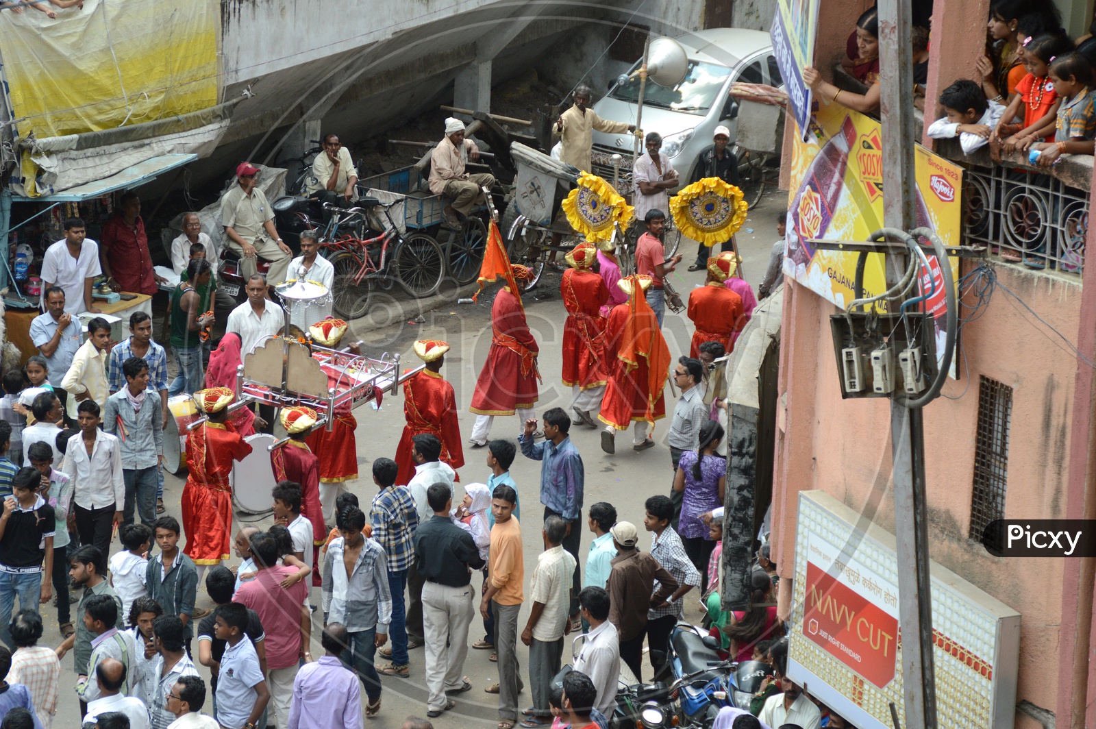 Marbat Procession On The Streets Of Nagpur