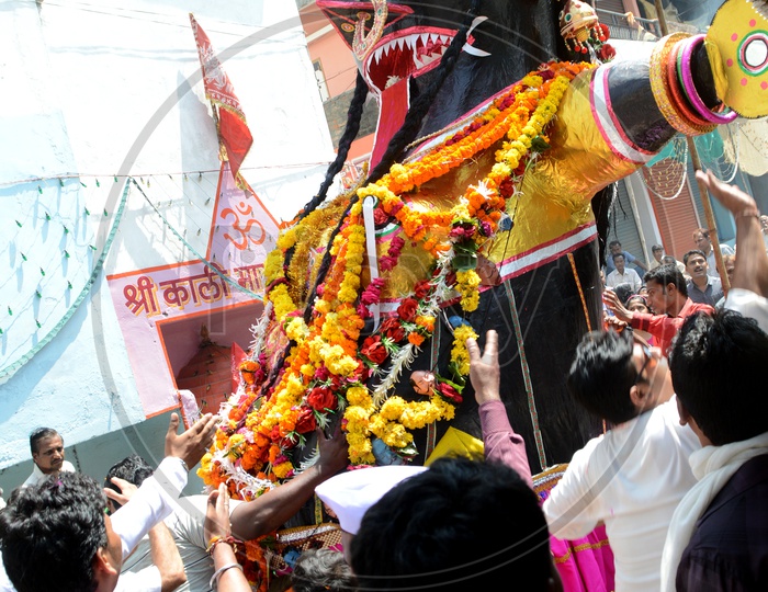 Kala Marbat  Procession On The Streets Of Nagpur
