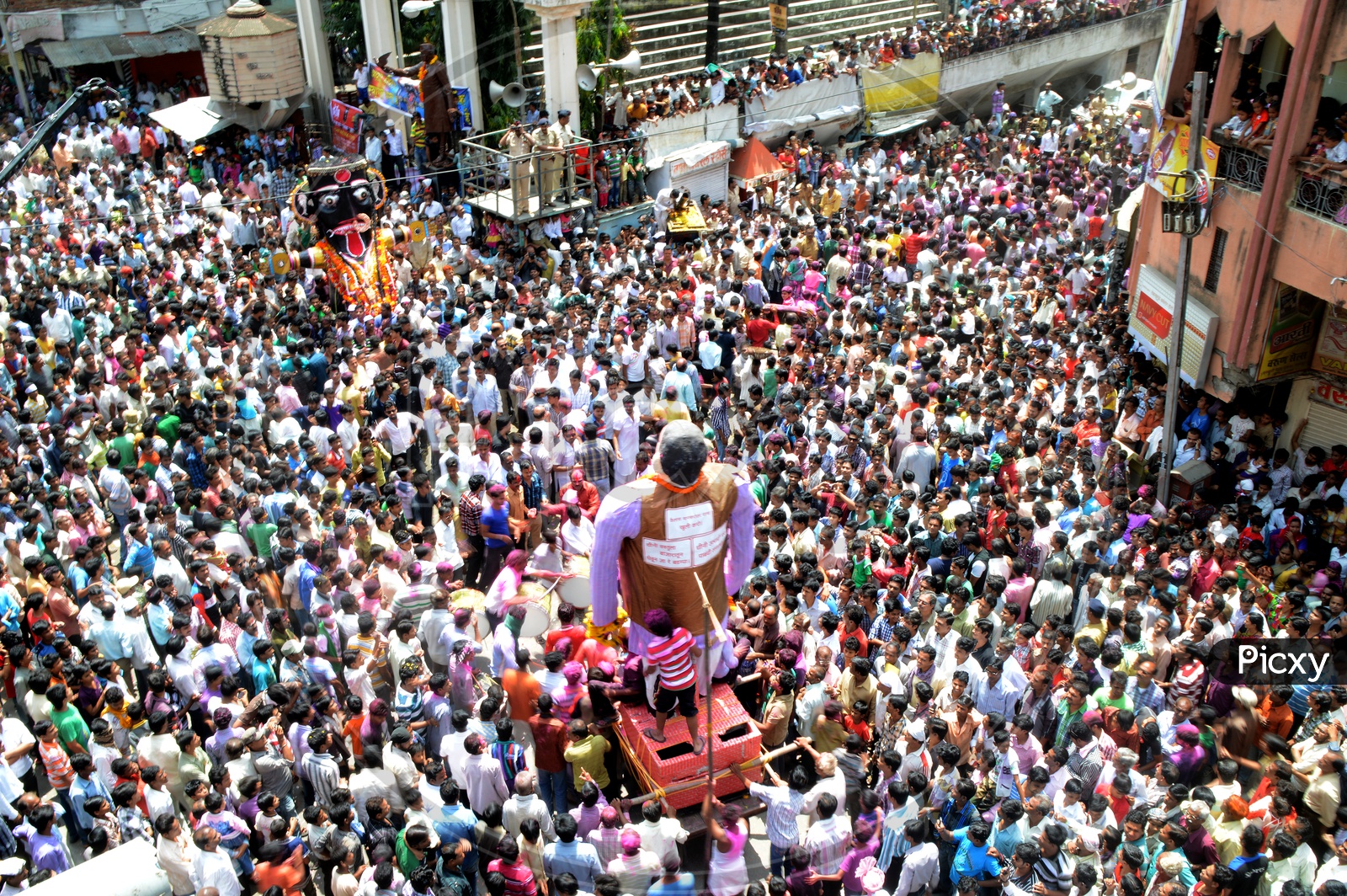 Procession Of  Marbat Festival On the Streets of Nagpur