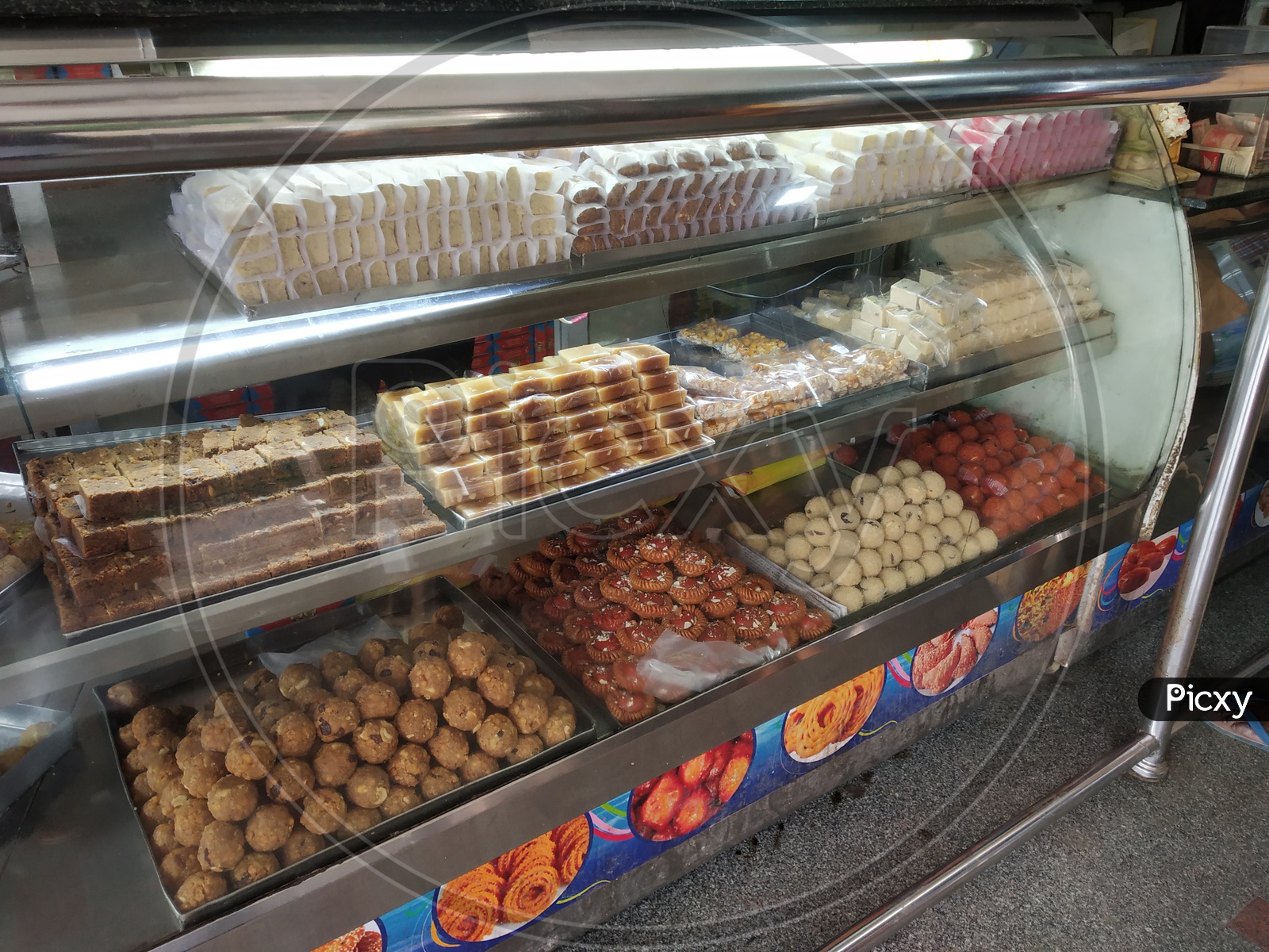 Sweets at Kakinada Famous Sweet shop - Kotaiah  Kaja