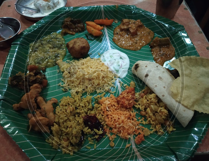 Authentic Andhra food at Subbaya Gari hotel, Kakinada