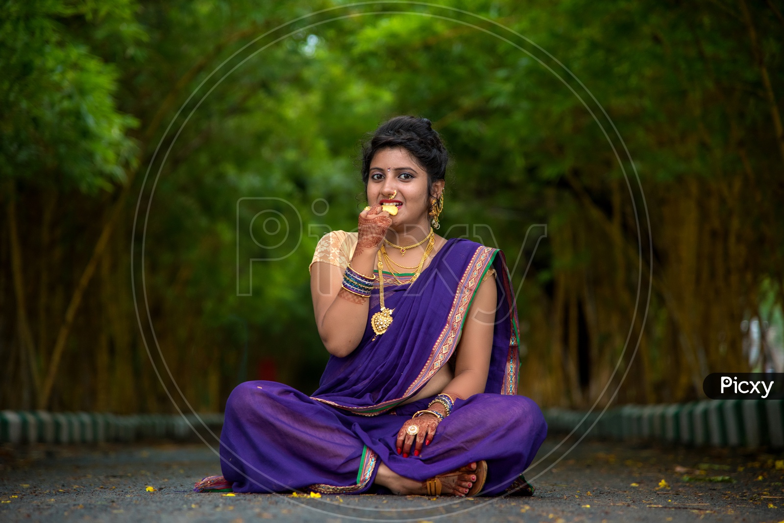 Lexica - Beautiful indian wearing saree, full body, pose, photo realistic,  eye contact, 4k, hi-res