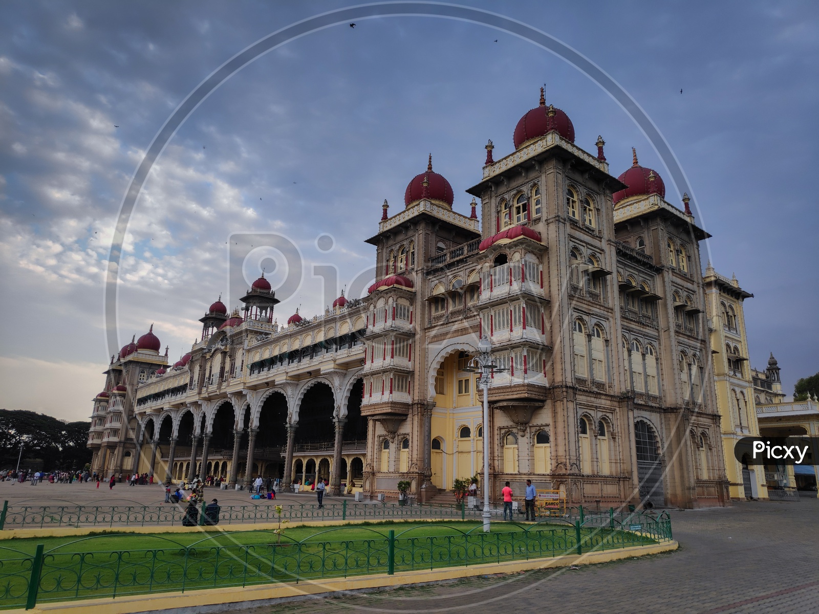 Mysore Palace  in the evening