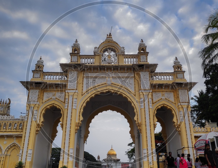 North Gate of Mysore Palace