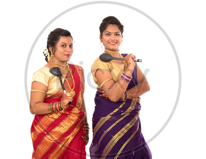 Ganpati 2023 Actresses in Nauvari