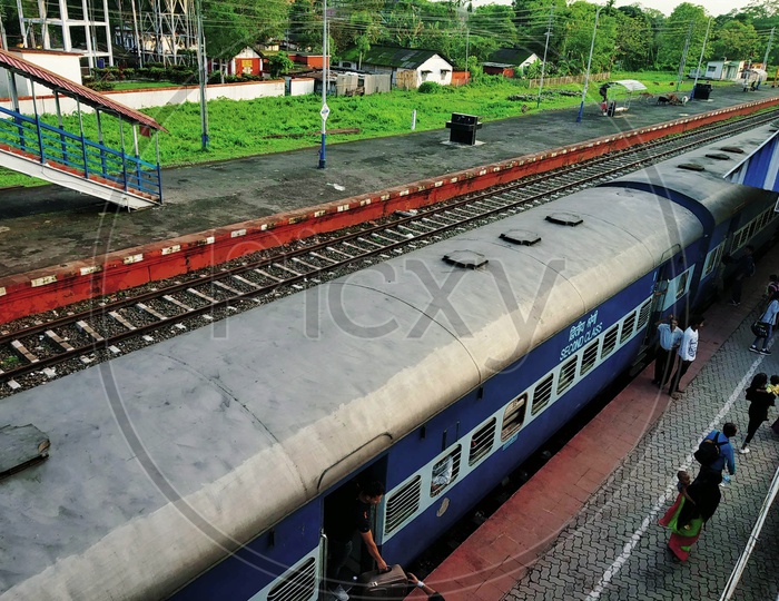 Railway station in Assam
