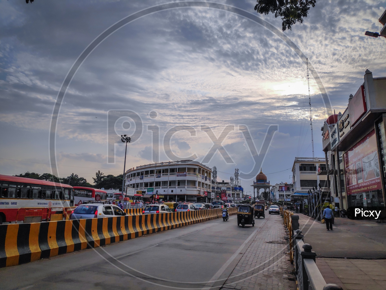 City Bus Stand junction Mysore