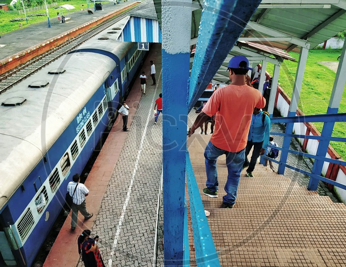 Railway station in Assam