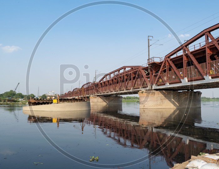Old iron bridge, delhi