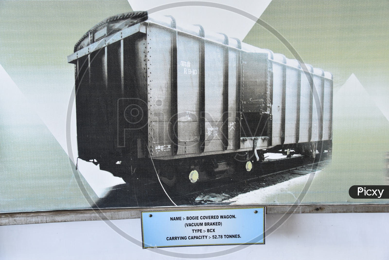 Image Of Bogie Covered Wagon Picture In Rail Museum-BJ130543-Picxy